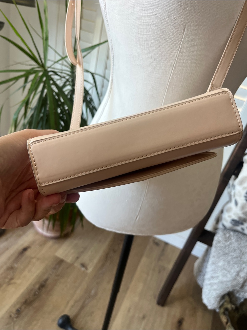Christian Lacroix Blush Pink Top-Handle Crossbody Bag - Picture 9 of 12